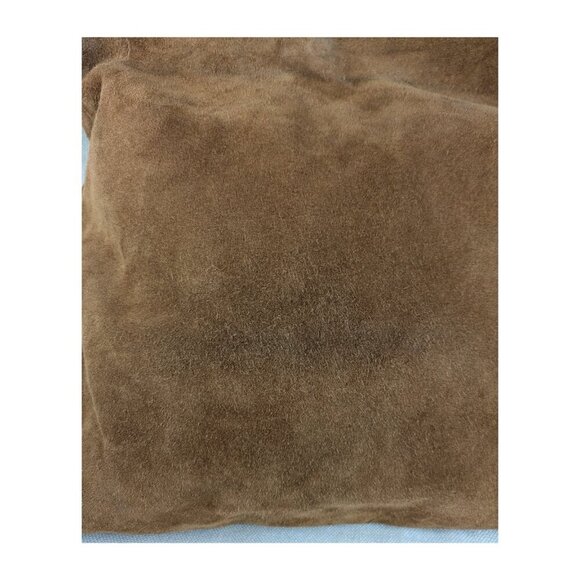 Steve Madden Tan Suede Studded Boho Western Cowgirl Fringed Shoulder Bag - Picture 9 of 12